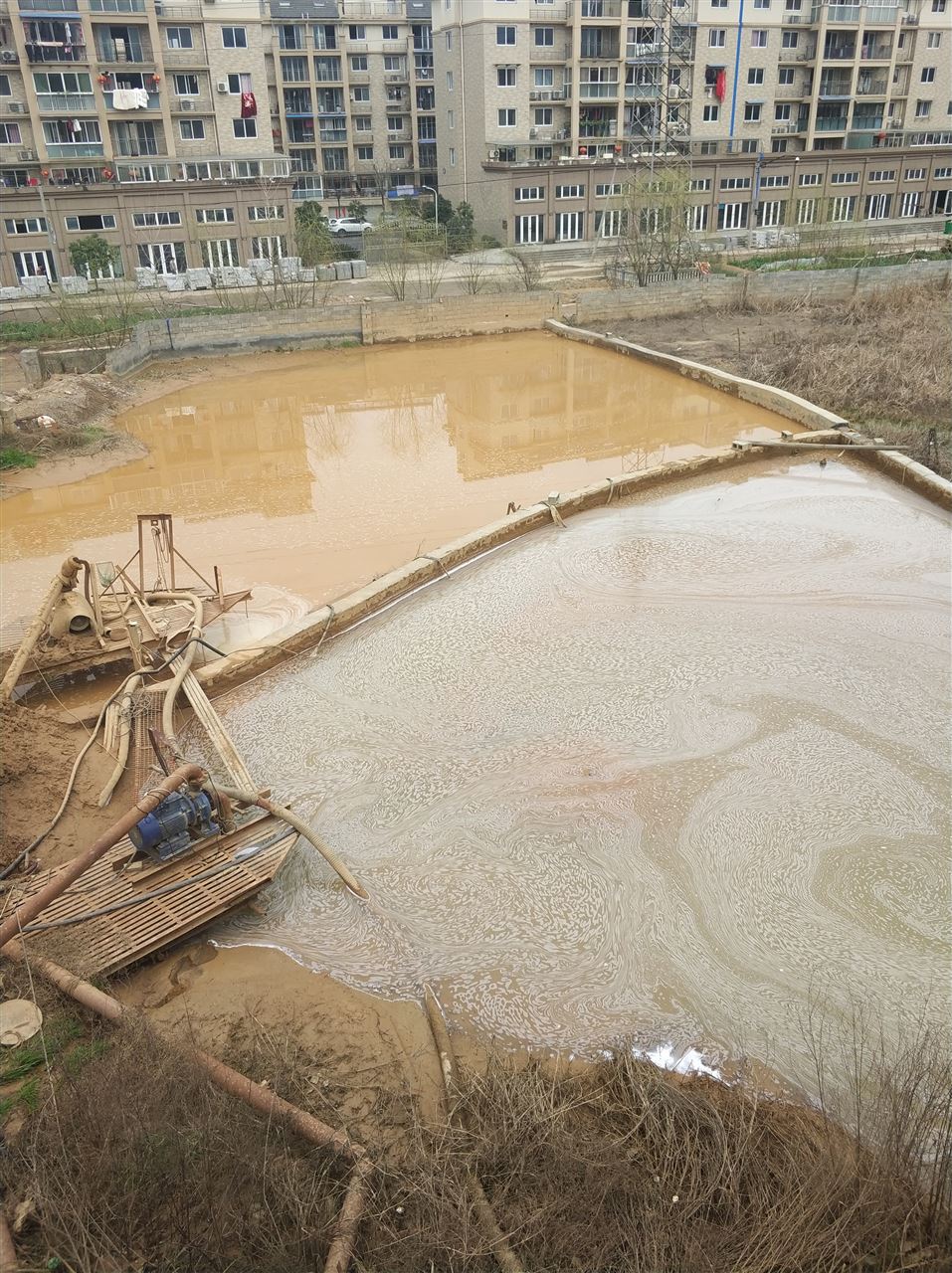水磨沟沉淀池淤泥清理-厂区废水池淤泥清淤